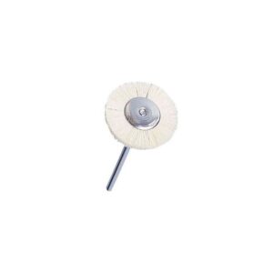 MINI WHEEL WHITE STIFF MOUNTED - (200-001)
