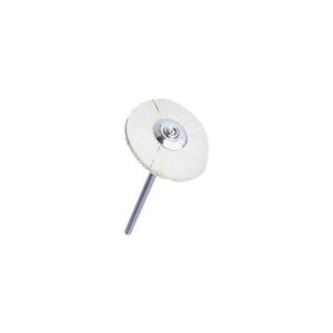 MINI WHEEL WHITE STIFF MOUNTED - (200-002)