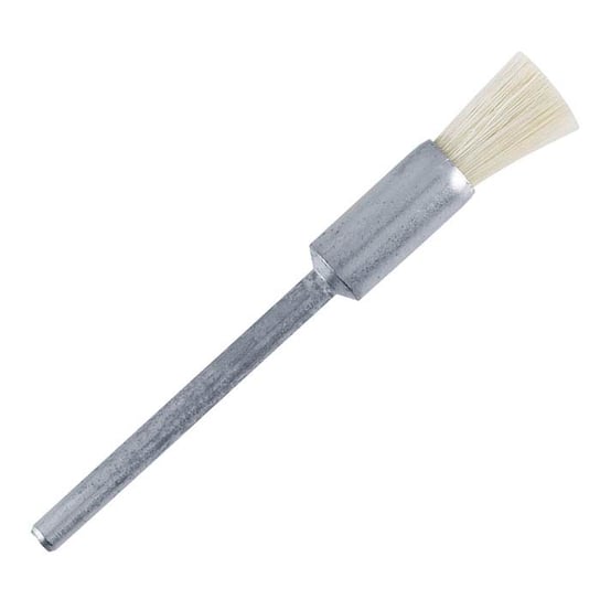 END BRUSH WHIE STIFF MOUNTED – (200-047)