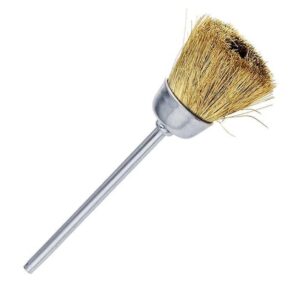 CUP BRUSH BRASS MOUNTED - (200-053)