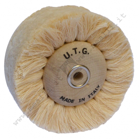 COTTON WHEEL WOOD HUB – 100 MM